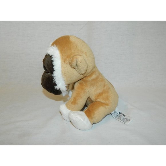 Russ Lil Peepers KIMBO Gibbon Monkey Brown White w Big Eyes 9" plush stuffed - Picture 4 of 5